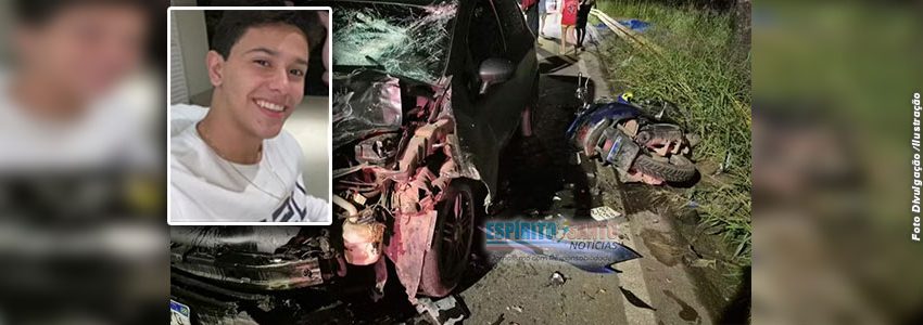 Jovem de Cachoeiro de Itapemirim - Espírito Santo morre em colisão com carro de policial que invadiu contramão
