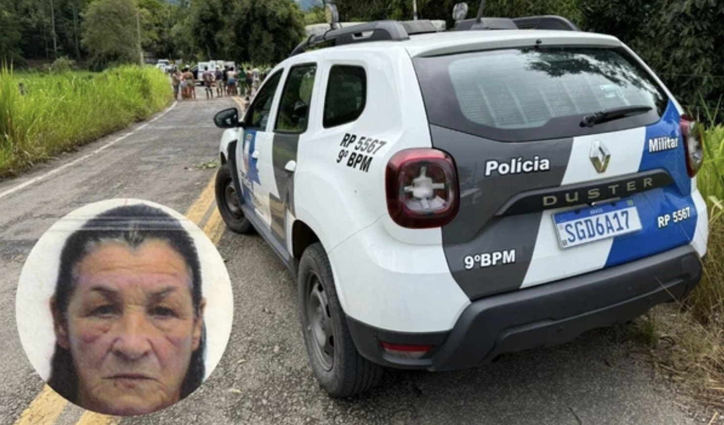 Aposentada morre após motocicleta sair da pista e bater em cerca em Cachoeiro de Itapemirim